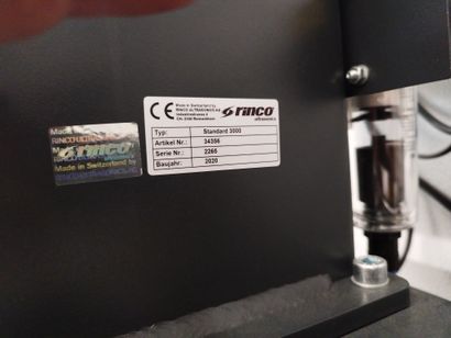 RINCO ULTRASONICS PRESSE

n° Série 2365

Standard...