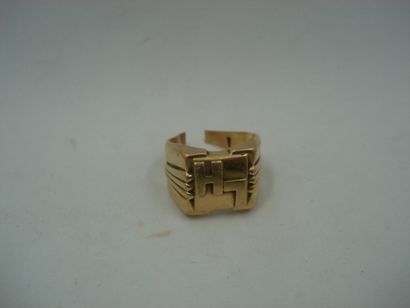 1 Bague Or 18kt 10,89 g coupée 