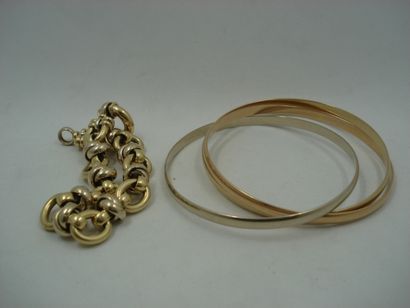 1 Bracelet souple Or 18kt 20,53 g 1 Bracelet...