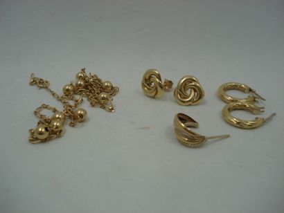 1 Collier Or 18kt 5,26 g alternée 1/1 et...
