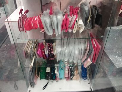dans la vitrine 
Lot de sacs
pochettes
