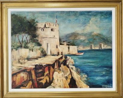 SEMPERE Flavien (1936-2022) 
Fort Balaguier
Huile...