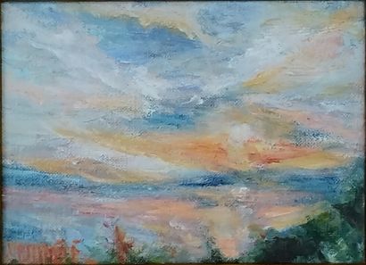 SEMPERE Flavien (1936-2022) 
Couché de soleil...