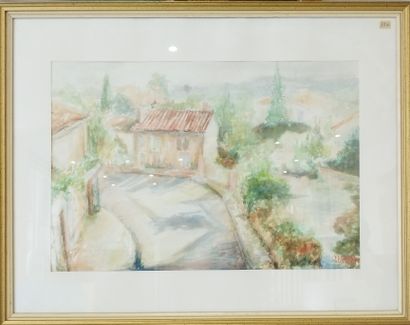 SEMPERE Flavien (1936-2022) 
Route vers Bormes...