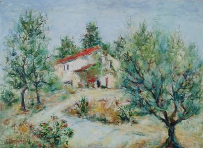 SEMPERE Flavien (1936-2022) 
La Manne à Bormes...
