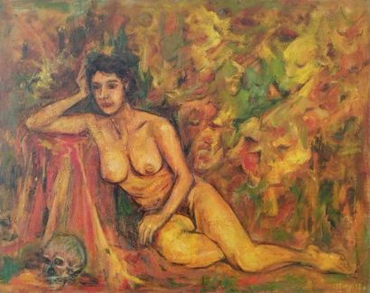 SEMPERE Flavien (1936-2022) 
Reflexion
Huile...