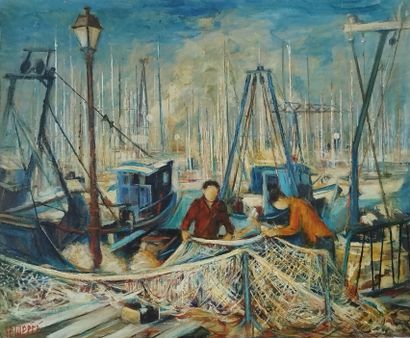 SEMPERE Flavien (1936-2022) 
Les travailleurs...