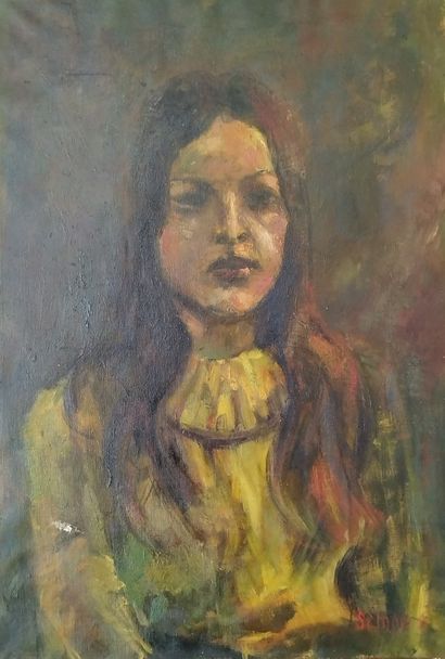 SEMPERE Flavien (1936-2022) 
Portrait de...