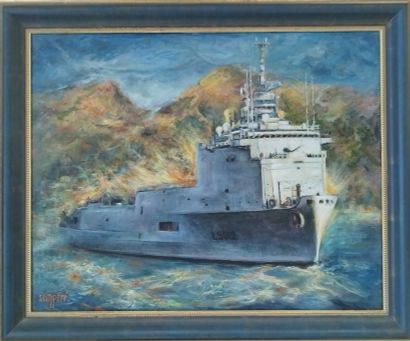 SEMPERE Flavien (1936-2022) 
Le Siroco
Huile...