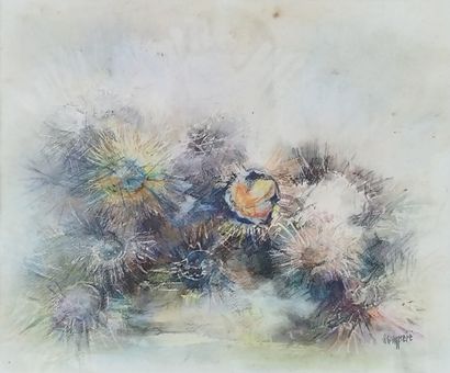 SEMPERE Flavien (1936-2022) 
Fleurs sauvages
Technique...