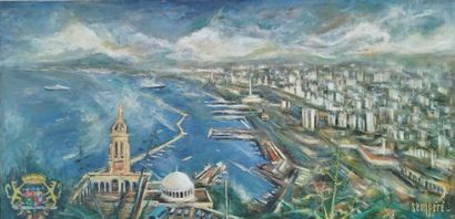SEMPERE Flavien (1936-2022) 
Oran 
Huile...