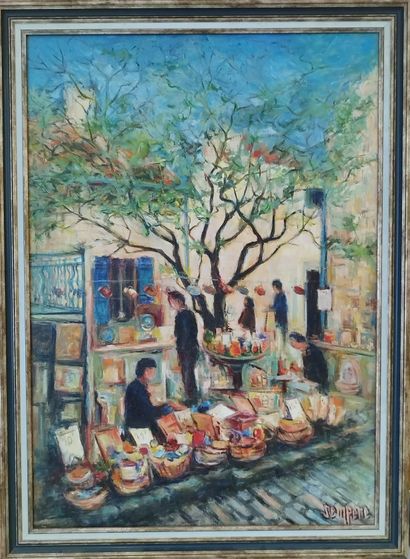 SEMPERE Flavien (1936-2022) 
le petit marché...