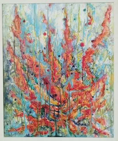 SEMPERE Flavien (1936-2022) 
Sensibilité
Huile...