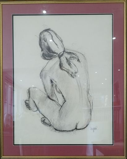 SEMPERE Flavien (1936-2022) 
Nu assise de...