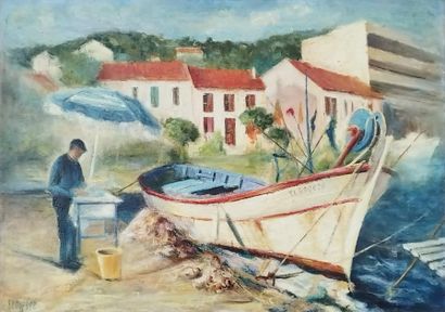SEMPERE Flavien (1936-2022)
Barque à Saint...