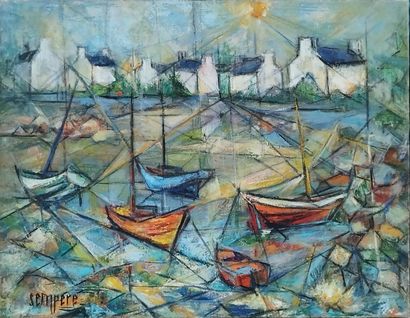 SEMPERE Flavien (1936-2022) 
Marée basse...