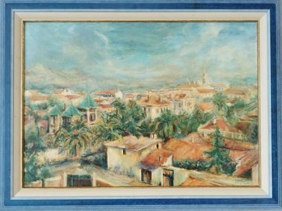 SEMPERE Flavien (1936-2022) 
Rio salado
Huile...