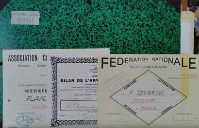 SEMPERE Flavien (1936-2022)
carton à dessin...
