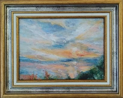 SEMPERE Flavien (1936-2022) 
Couché de soleil...