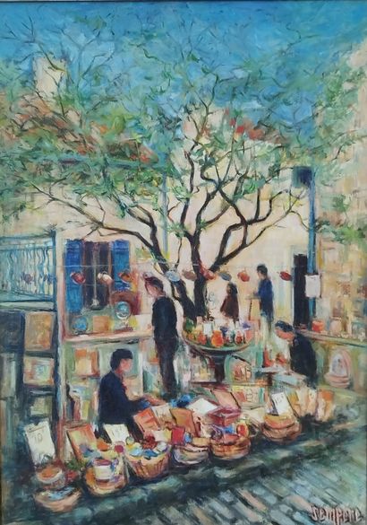 SEMPERE Flavien (1936-2022) 
le petit marché...
