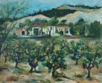 SEMPERE Flavien (1936-2022) 
Les vignes en...