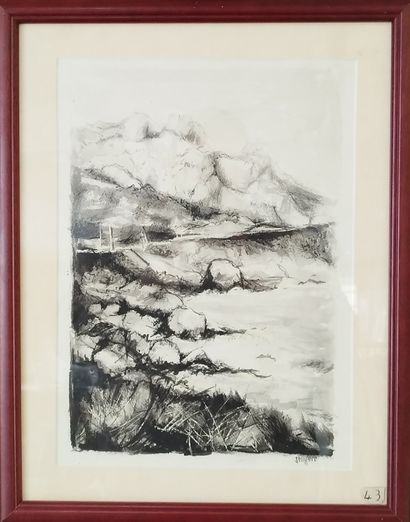 SEMPERE Flavien (1936-2022) 
Nature en foret
Technique...