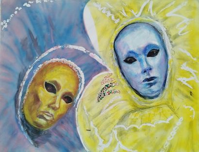 SEMPERE Flavien (1936-2022)
Carnaval 
Huile...