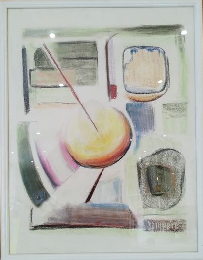 SEMPERE Flavien (1936-2022) 
Cosmos
Pastel...