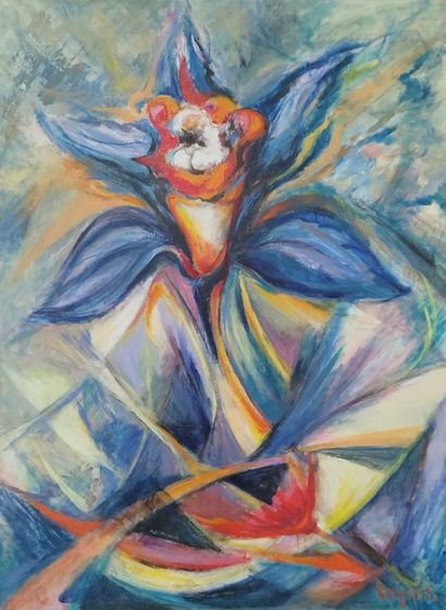 SEMPERE Flavien (1936-2022) 
Fleur abstraite...