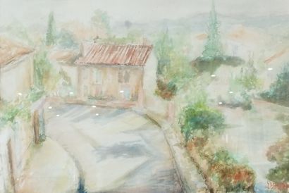 SEMPERE Flavien (1936-2022) 
Route vers Bormes...