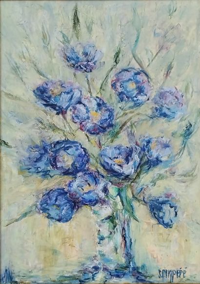 SEMPERE Flavien (1936-2022) 
Fleurs du poete...