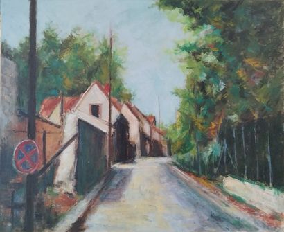 SEMPERE Flavien (1936-2022) 
Rue des vignes...