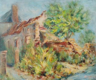 SEMPERE Flavien (1936-2022) 
La vieille maison...