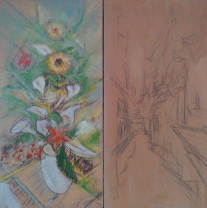 SEMPERE Flavien (1936-2022) 
Bouquet de fleurs...