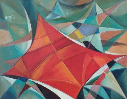 SEMPERE Flavien (1936-2022) 
Oeuvre abstraite...