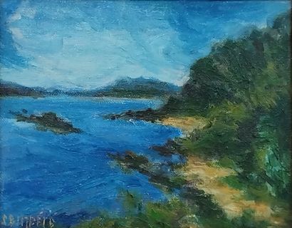 SEMPERE Flavien (1936-2022) 
Les calanques
Huile...