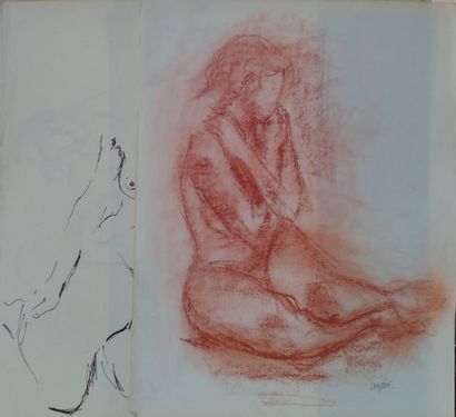 SEMPERE Flavien (1936-2022)
carton à dessin...