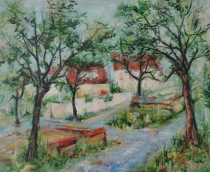 SEMPERE Flavien (1936-2022) 
La vanne à Savigny/orge
Huile...