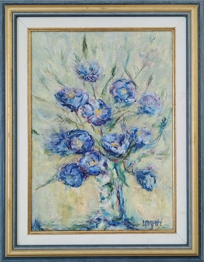 SEMPERE Flavien (1936-2022) 
Fleurs du poete...