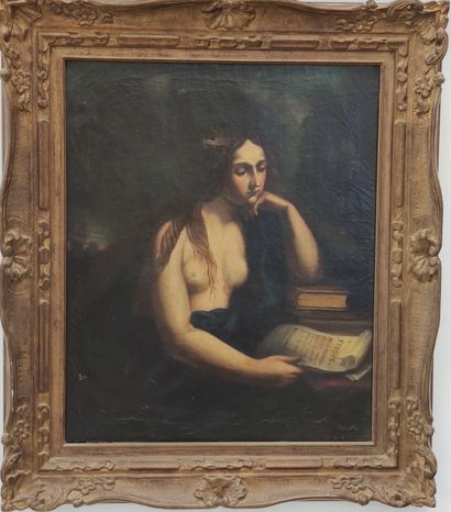 Ecole française du XIXeme siècle
Madeleine...