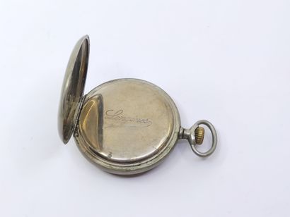 LONGINES 
Montre de gousset en acier