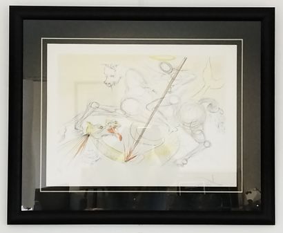 SALVADOR DALI
Lithographie
St Georges et...