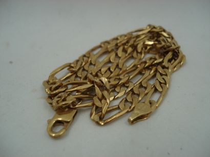 1 Chaîne Or 18kt 28,01 g alternée 3/1 