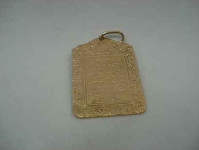 1 Pendentif Or 18kt 3,67 g 