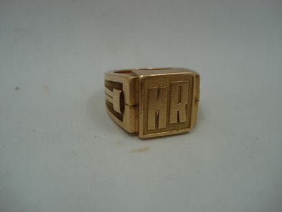 1 Bague Or 18kt 32,25 g 