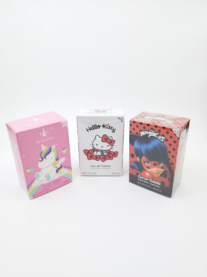 Lot de trois eau de toilette by Air-val pour...