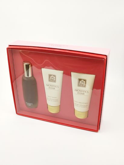 Clinique
Coffret parfum, gel moussant et...