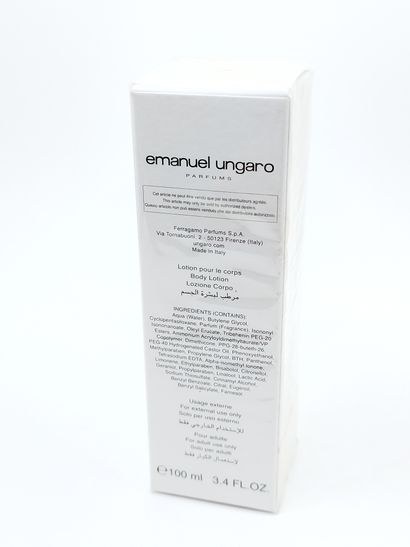 Emanuel Ungaro - Diva
Lotion pour le corps...