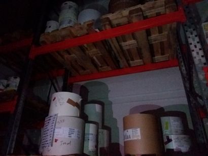 stock de papier 
étiquettes