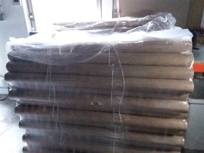 stock de rouleaux